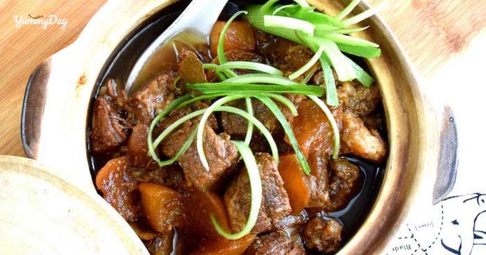 Cách nấu món gân bò hầm thuốc bắc ngon miễn chê cho cả nhà