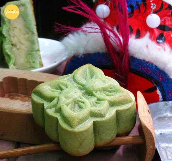 Nướng bánh trung thu matcha siêu ngon