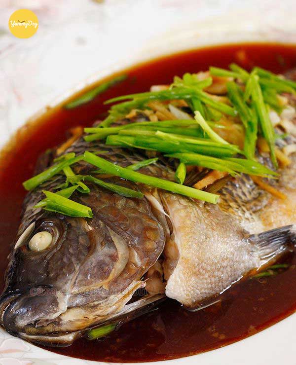 Cá mú hấp Hong Kong ăn là mê