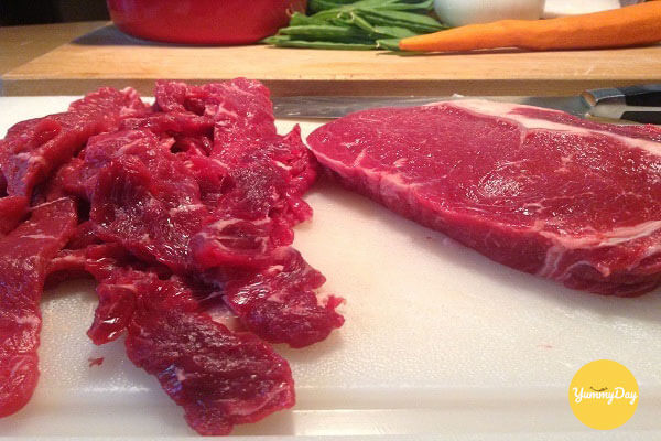 cách làm thịt bò xào dưa chua