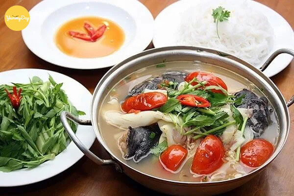 Công thức nấu lẩu cá tầm măng chua cực đơn giản