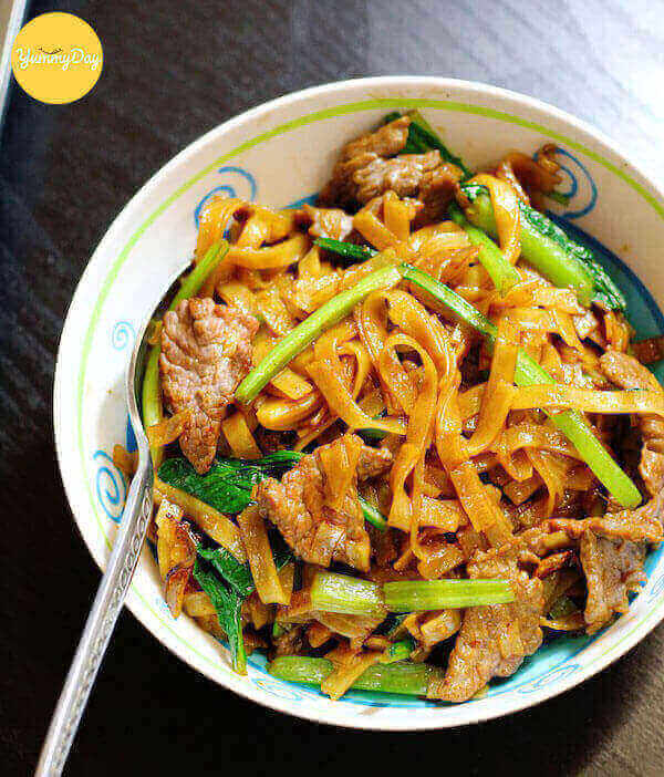 nấu phở xào bò thơm ngon