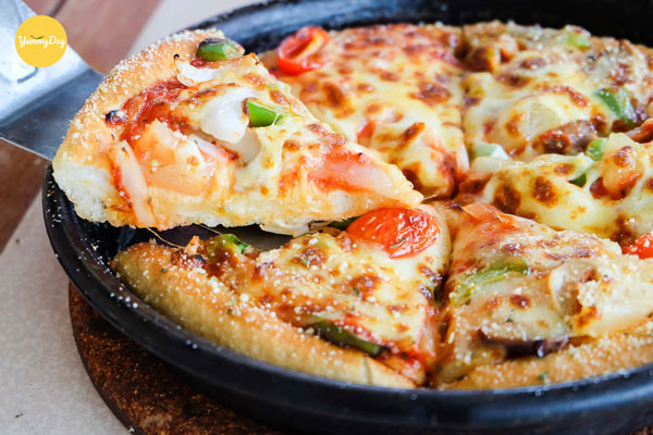 Topping pizza hải sản tùy vào khẩu vị của mỗi người